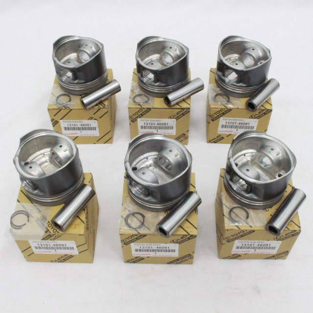 Toyota Supra 1993-1998 JZA80 2JZGTE Pistons With Pin Set of 6 in Engine & Engine Parts