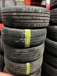 235 55 19 2 Continental CrossContact Used A/S Tires With 70% Tread Left