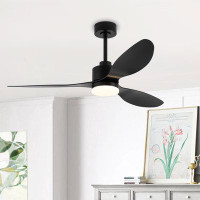 Mercer41 Loritta 52'' Ceiling Fan With Led Lights And Remote Control