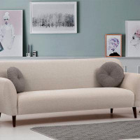 East Urban Home Roloff 86.6" Upholstered Sofa