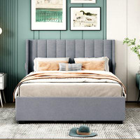 Latitude Run® Upholstered Bed With 4 Drawers
