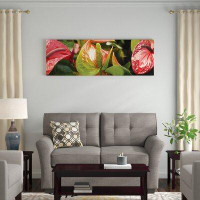 East Urban Home 'Close-Up of Anthurium Plant I' Photographic Print on Canvas