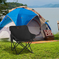 Camping Chair 24" W x 21.3" D x 26" H Black