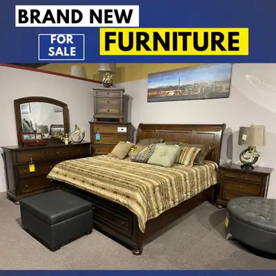 Sleigh Storage Bedroom Set for Sale!