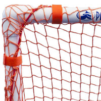 Park & Sun Sports Indoor/Outdoor Nylon Slip Net with Bungee Cord Frame: Multi-Sport Goal, Orange, 6' W x 4' H x 3' D
