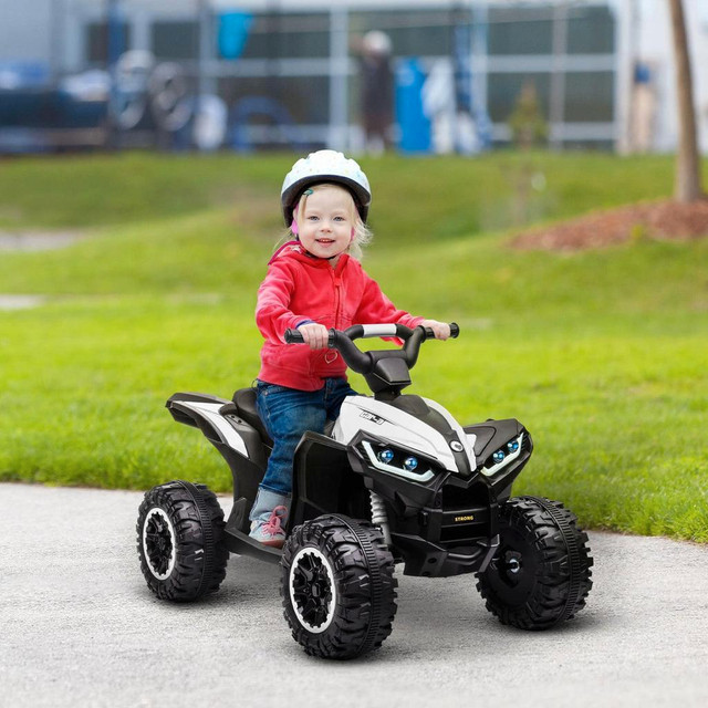 KIDS 4 WHEELER QUAD WITH MUSIC, MP3, HEADLIGHTS, HIGH &amp; LOW SPEED, KIDS ATV FOR 3-5 YEARS OLD BOYS &amp; GIRL in Toys & Games