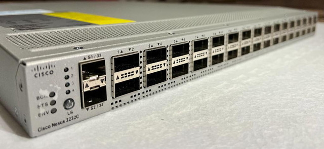 N3K-C3232C Cisco Nexus 32-Port 100GbE QSFP28 Switch. in Networking