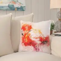 Bay Isle Home™ Carina Flamingo Throw Pillow