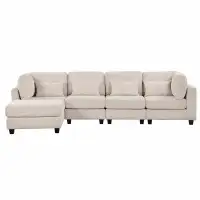 Latitude Run® Takeshia 5 - Piece Upholstered Sofa & Chaise