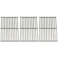 Quickflame Set Of 3 Solid Stainless Steel Cooking Grids For 4 Burner Bbq Grill Models From Backyard Grill, BHG, Uniflame