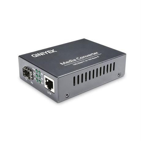 QINIYEK Media Converter 10Gb with 1x 100M/1G/2.5G/5G/10GBase-T RJ45 to 1x 10GBas in Other in Ontario