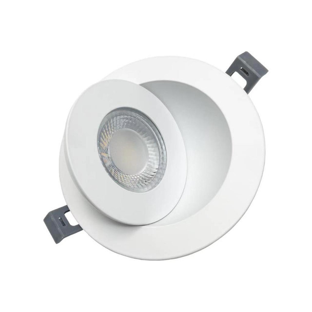 DawnRay 4 LED Slim Gimbal Round White in Electrical - Image 3