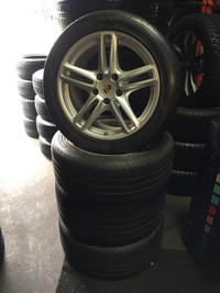 19 PORSCHE Panamera OEM USED STAGGERED SUMMER PACKAGE GOODYEAR EAGLE F1 ASSYMETRIC 3 N0 265/45R19 295/40R19 TREAD 99%