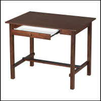 Winston Porter Casual Counter Height Wood Dining Table With Storage Drawer For Small Places 5CECC0A25EAE4544BEABD2BCDA62