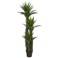 Bayou Breeze 60" Artificial Yucca Tree in Planter