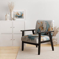 Design Art Whispering Motion - Upholstered Modern Arm Chair
