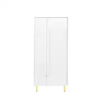 Mercer41 Armoire With 2 Doors And Handle, White