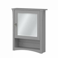 Winston Porter Naydean Surface Frameless 1 Door Medicine Cabinet with 2 Adjustable Shelves