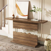 Millwood Pines 55.11" Engineered Wood Console Table For Entryway