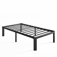 Ebern Designs Tykesha 12" Heavy Duty Bed Frame No Box Spring Needed, Metal Platform Bed Frame with Round Corners