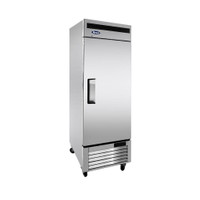 Atosa MBF8505GR 27 Inch  Reach In Refrigerator – 1 Door – Bottom Mount Compressor Stainless steel exterior & interior