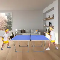 THKOTY Thkoty Foldable Indoor / Outdoor Table Tennis Table (Paddles Included)