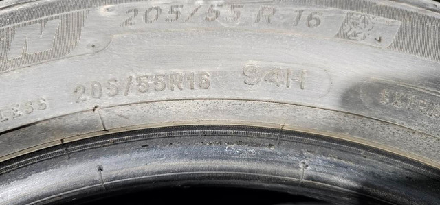205/55/16 4 pneus hiver michelin in Tires & Rims in Greater Montréal - Image 3