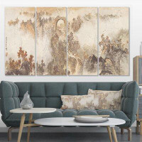 Made in Canada - Design Art 'Nature in Vintage Style' Graphic Art on Wrapped Canvas