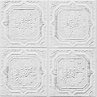 Armstrong Ceiling Panels 1240 - 12x12x1/2 TinLook Wellington. 40 Sq.Ft Box