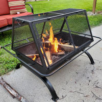 Arlmont & Co. Hicks Steel Wood Burning Fire Pit