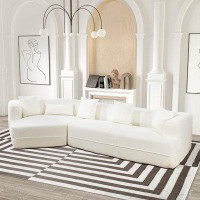 Latitude Run® Liliana 125.19" Upholstered Sectional Sofa