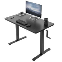 Vivo 43in x 24in Manual Height Adjustable Desk
