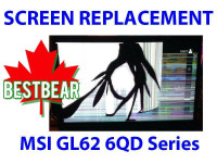 Screen Replacement for MSI GL62 6QD Series Laptop