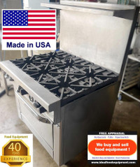 Southbend gas six burner range with convection oven below - top of the line unit