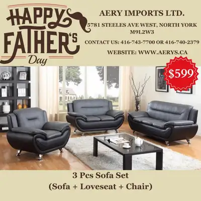 Fathers day Special sale on Furniture!! Sale on Sofa Sets & sectional! Shop Now!!