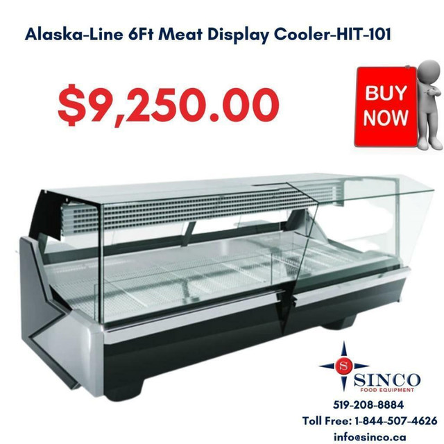 74 Alaska-Line Meat Display Cooler | Butcher Shop Equipment | Grocery Store Equipment in Industrial Kitchen Supplies - Image 3