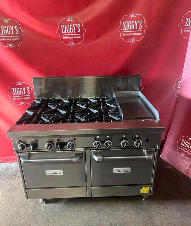 48” garland 6 burner , flat top griddle and ovens all for only $3995 ! Can ship anywhere in Industrial Kitchen Supplies - Image 2