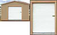 Garden Shed 6’ x 7’ Roll-Up Door. Perfect for Sheds, Shops, and more!
