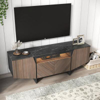 Latitude Run® Tv Stand With Storage Cabinet And Shelves