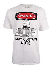 GOODIE TWO SLEEVES Mens Graphic T SHIRT TOP Warning May Contain Nuts size XXL