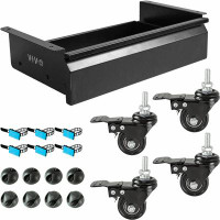 Vivo VIVO Black 16" Desk Drawer With Cable Management Ties, M8 Casters, Accessory Kit