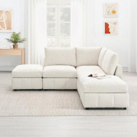 Latitude Run® 93"Modern Sectional L-Shape Sofa