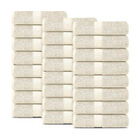 Lavish Touch Lavish Touch 100% Cotton 600 Gsm Melrose Pack Of 24 Bath Towels