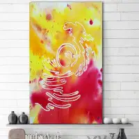 Ebern Designs 'The Rising Sun' Acrylic Painting Print on Wrapped Canvas