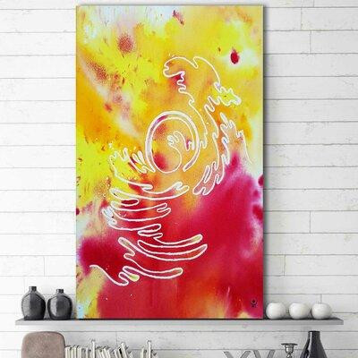 Ebern Designs 'The Rising Sun' Acrylic Painting Print on Wrapped Canvas in Arts & Collectibles