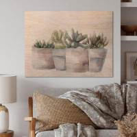 Bungalow Rose Cactus And Succulent House Plants III - Painting on