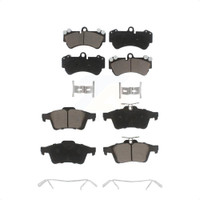 Front Rear Ceramic Brake Pads Kit For 2017 Mercedes-Benz G550 4x4 KCX-100574