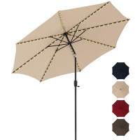 Arlmont & Co. Norti 120'' Lighted Market Umbrella