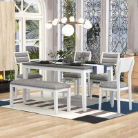 Red Barrel Studio Classic And Traditional Style 6 - Piece Dining Set
