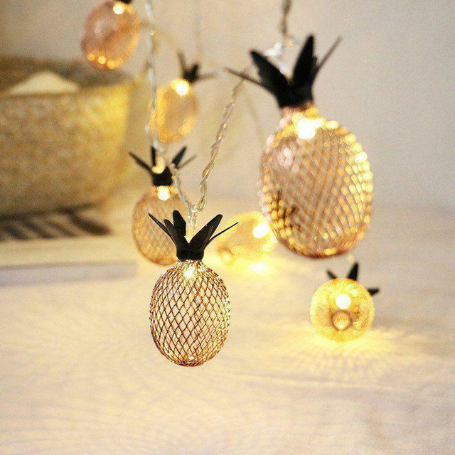 NEW PINEAPPLE LED STRING LANTERN PARTY WEDDING DECOR 894430 in Home Décor & Accents in Alberta